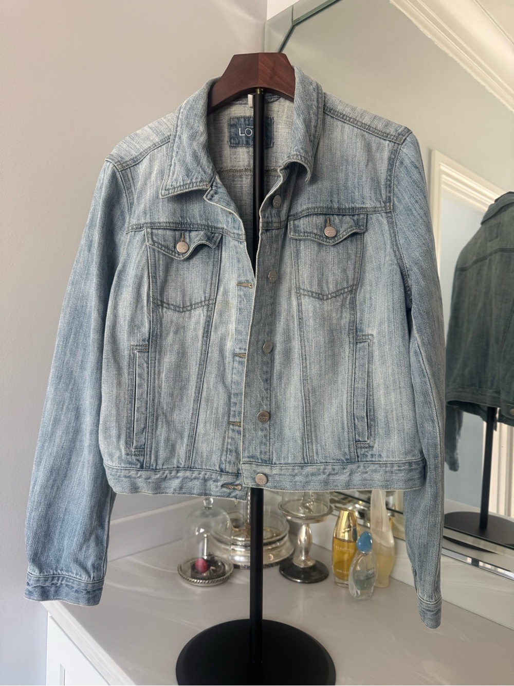 Ann Taylor Loft Light Blue Denim Jacket